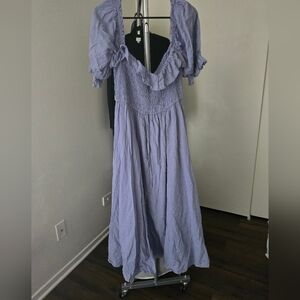 Lavender Ruffled Women's Dress